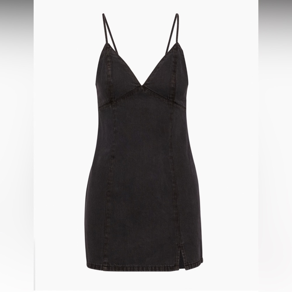 Aritzia Denim Forum The '90s Slip Denim Dress